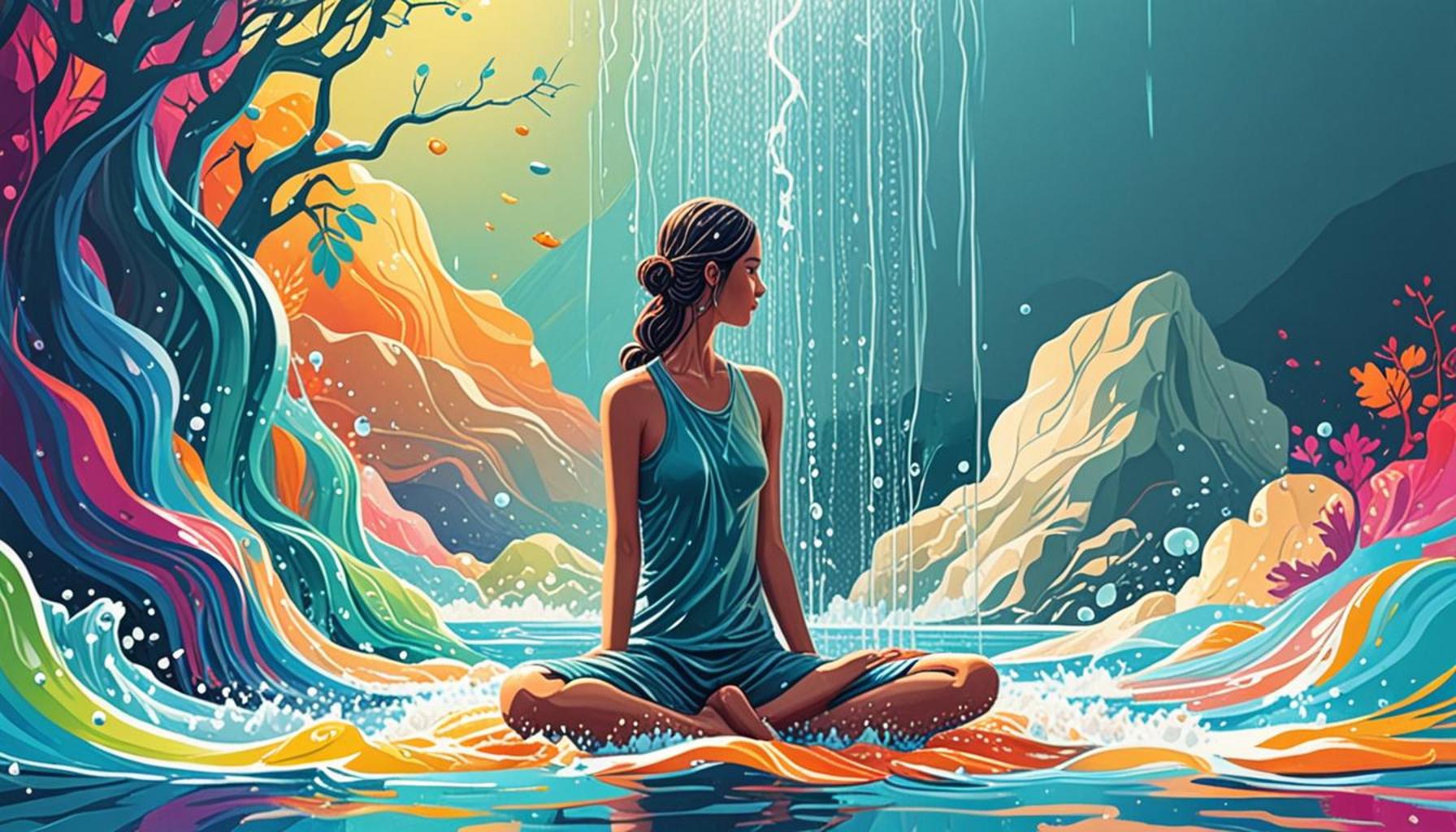The Journey of Water: How the Flow of the Shower Can Facilitate Meditation and Reduce Stress