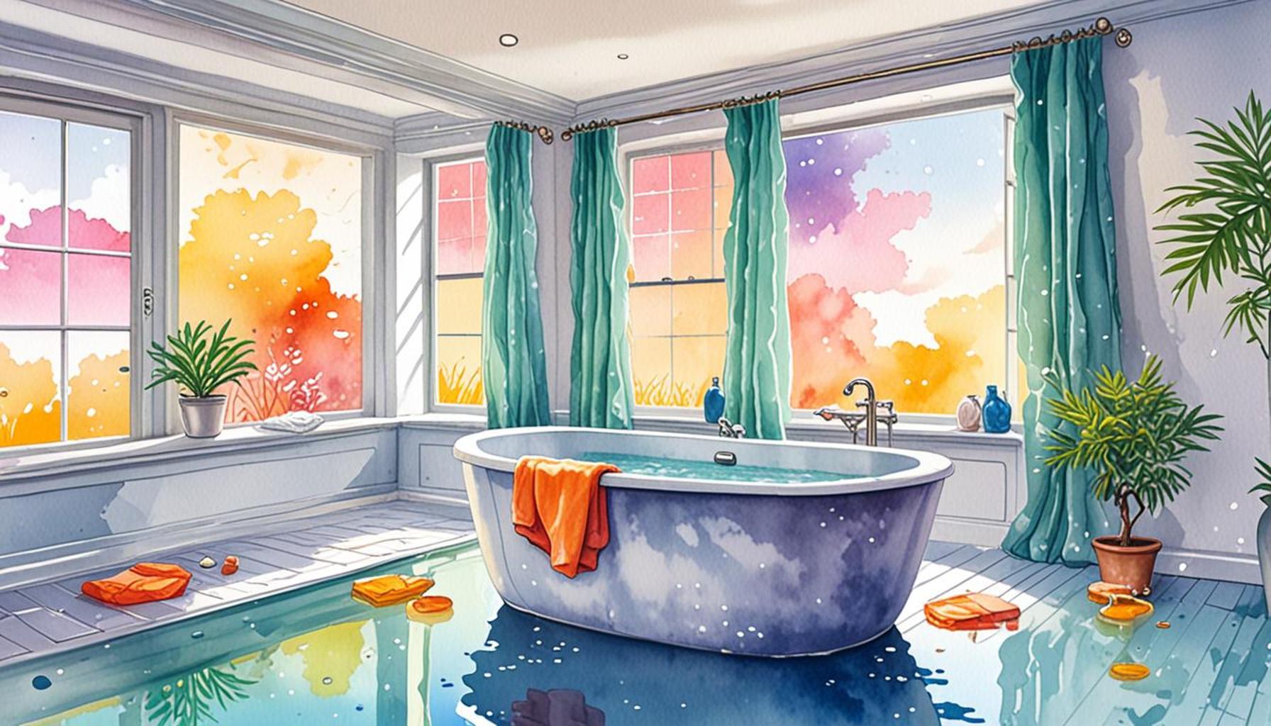 Transforming the Bath into a Space for Reflection: Meditation Techniques to Calm the Mind